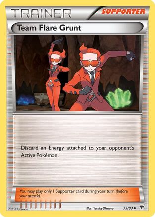 Image of Team Flare Grunt 073/83  Generations - Uncommon