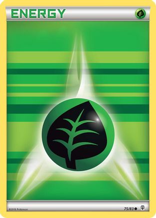 Image of Grass Energy 075/83  - Reverse Holofoil Generations - Common