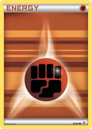 Image of Fighting Energy 080/83  - Reverse Holofoil Generations - Common