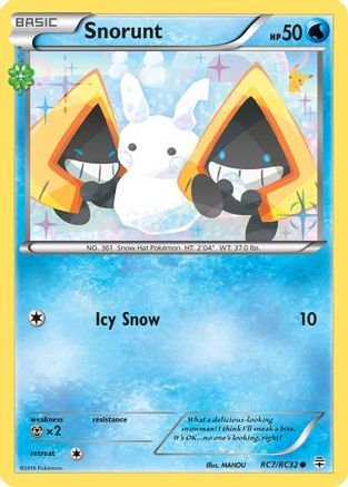 Image of Snorunt RC7/RC32  Generations Radiant Collection - Common
