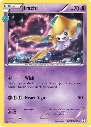 Image of Jirachi RC13/RC32  - Holofoil Generations Radiant Collection - Uncommon