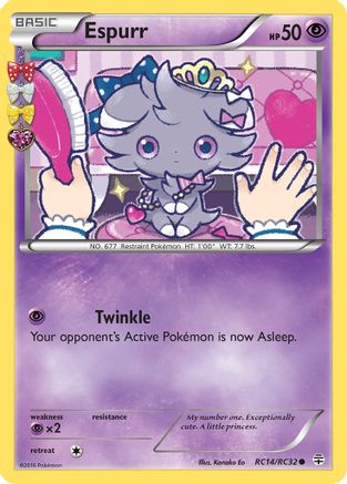 Image of Espurr RC14/RC32  Generations Radiant Collection - Common