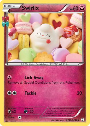 Image of Swirlix RC19/RC32  - Holofoil Generations Radiant Collection - Uncommon