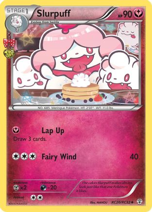 Image of Slurpuff RC20/RC32  - Holofoil Generations Radiant Collection - Uncommon