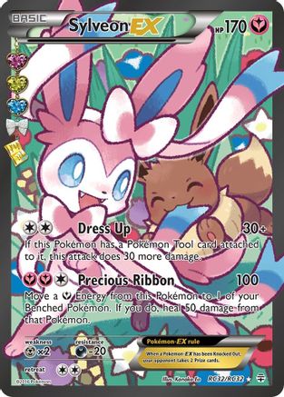 Image of Sylveon EX (Full Art) RC32/RC32  - Holofoil Generations Radiant Collection - Ultra Rare