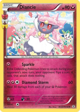 Image of Diancie RC22/RC32  - Holofoil Generations Radiant Collection - Uncommon
