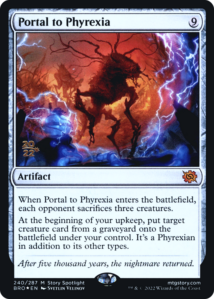 Image of Portal to Phyrexia (PRE-240) - The Brothers' War Promos Foil