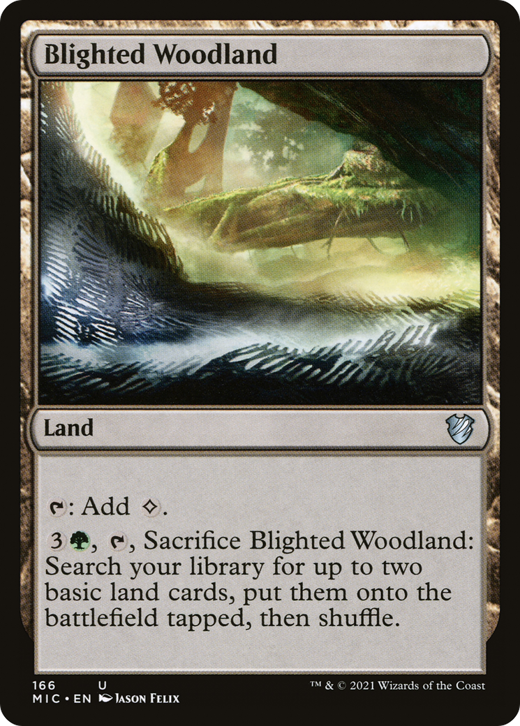 Image of Blighted Woodland (MIC-166) - Midnight Hunt Commander