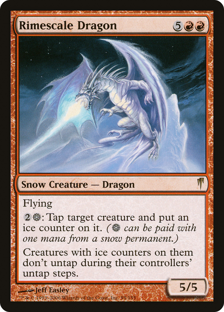 Image of Rimescale Dragon (CSP-095) - Coldsnap Foil