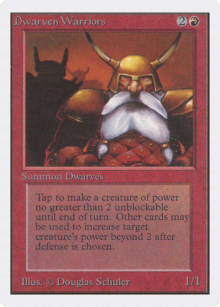 Image of Dwarven Warriors (2ED-) - Unlimited Edition