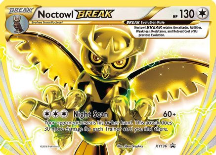 Image of Noctowl BREAK XY136  - Holofoil XY Promos - Promo