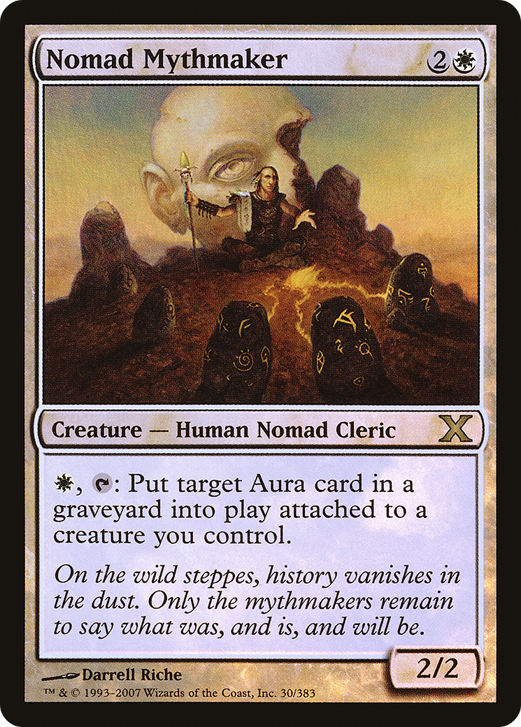 Image of Nomad Mythmaker (10E-30★) - Tenth Edition Foil