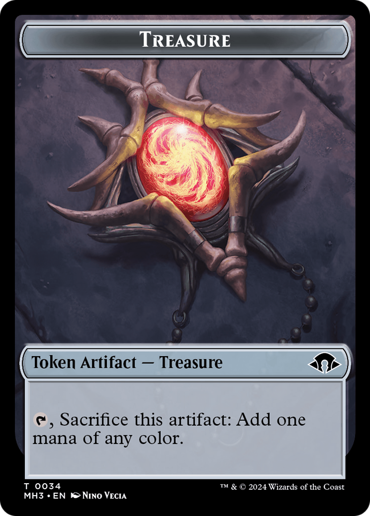 Image of Treasure (TMH3-034) - Modern Horizons 3 Tokens
