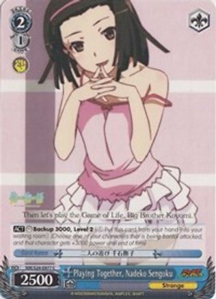 Image of Playing Together, Nadeko Sengoku (NM/S24-E077) - NISEMONOGATARI