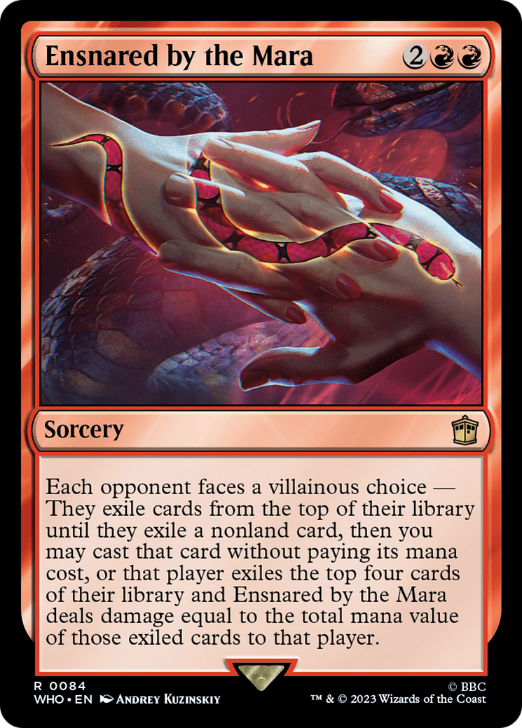 Image of Ensnared by the Mara (WHO-084) - Doctor Who Foil