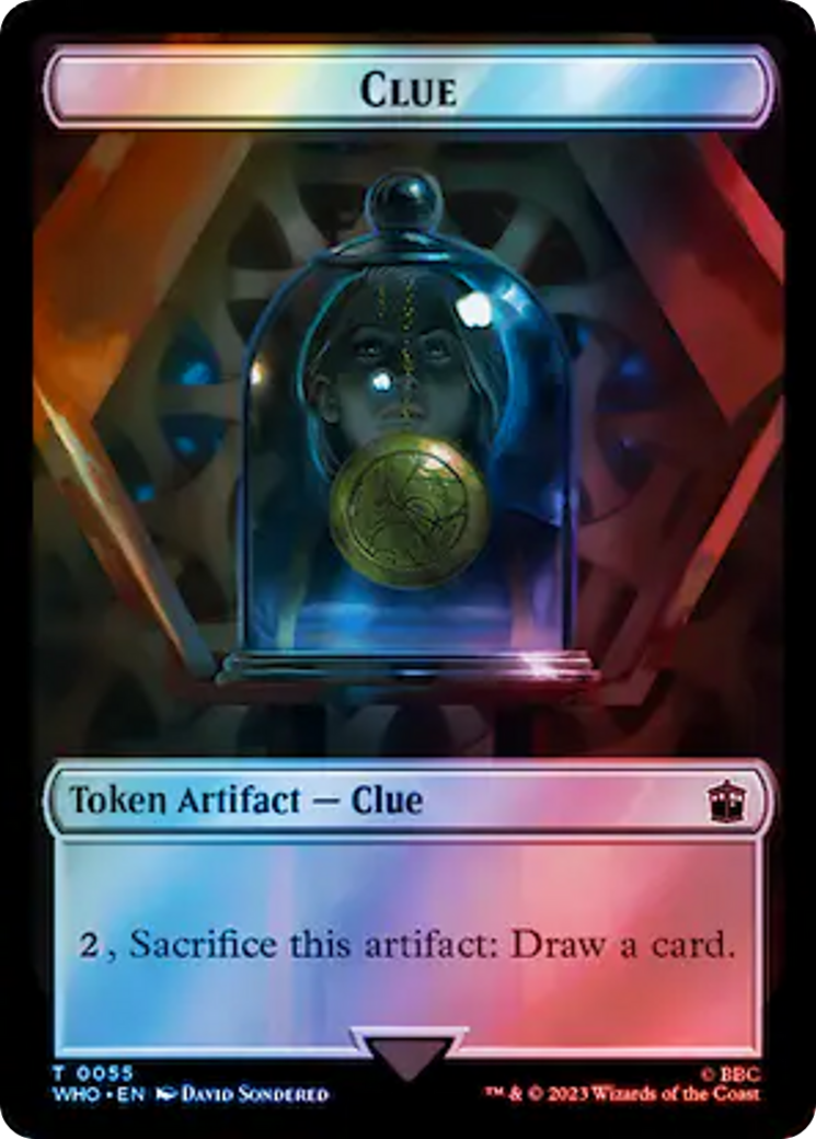 Image of Clue (TWHO-055) - Doctor Who Tokens Foil