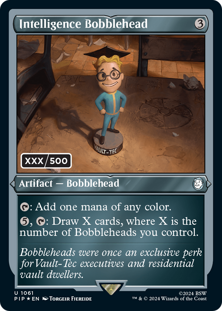 Image of Intelligence Bobblehead (Serial Numbered) (PIP-1061) - Fallout Foil