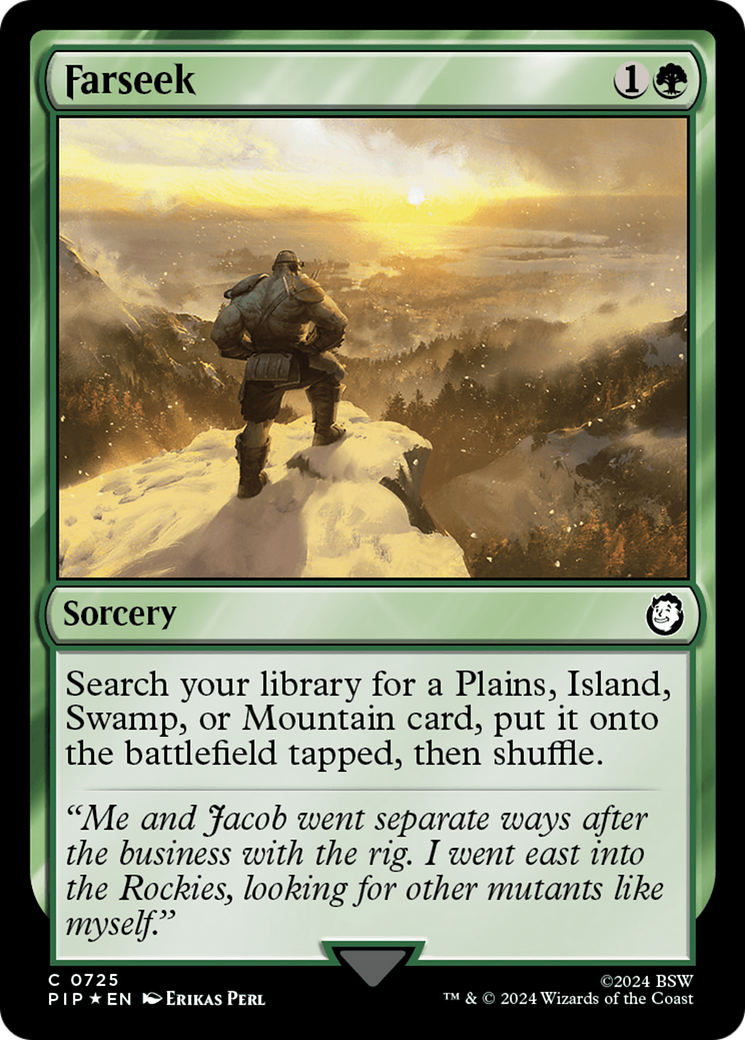 Image of Farseek (Surge Foil) (PIP-725) - Fallout Foil