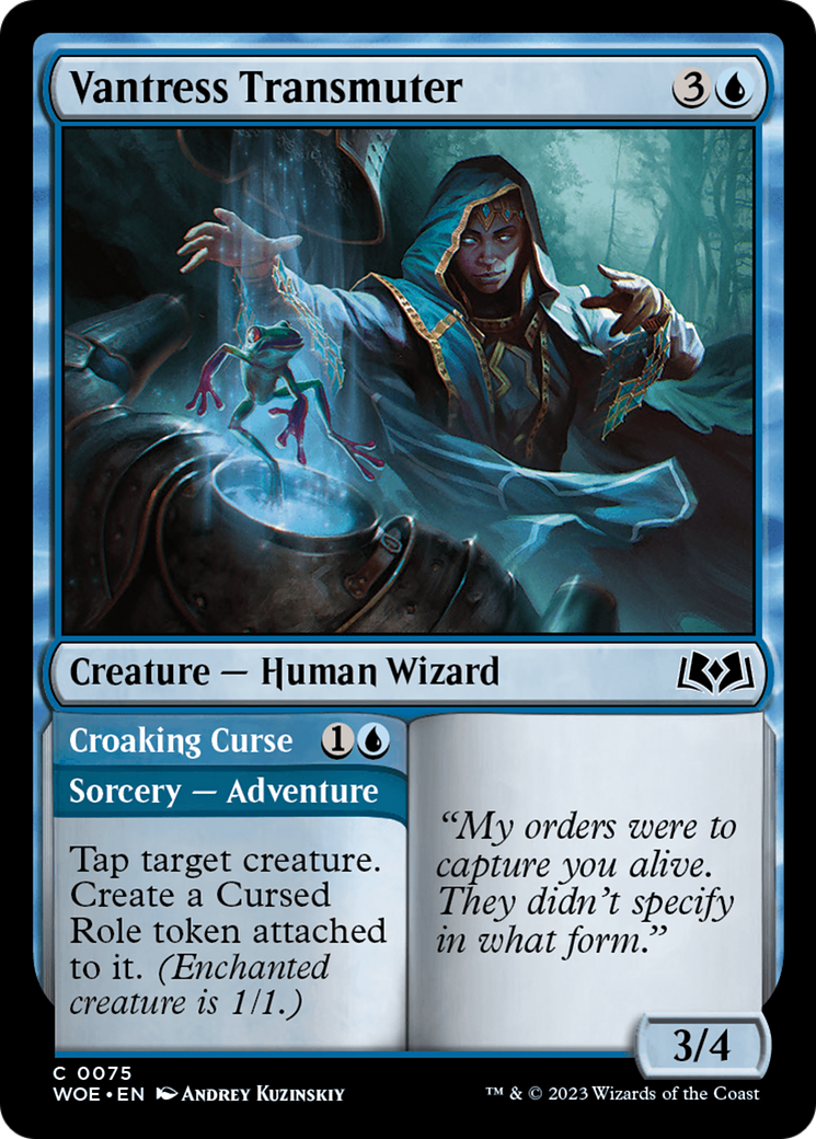Image of Vantress Transmuter (WOE-075) - Wilds of Eldraine