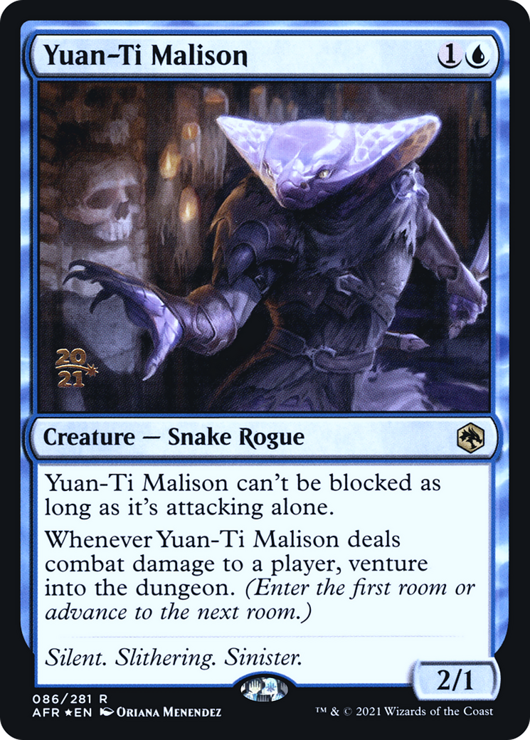 Image of Yuan-Ti Malison (PRE-086) - Adventures in the Forgotten Realms Promos Foil