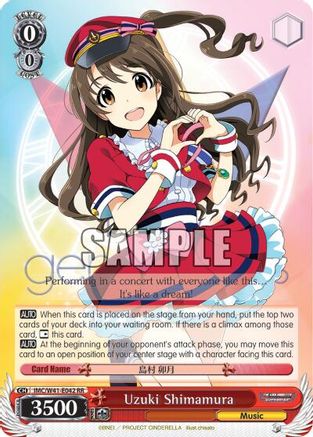 Image of Uzuki Shimamura (IMC/W41-E042 RR) - The iDOLM@STER Cinderella Girls