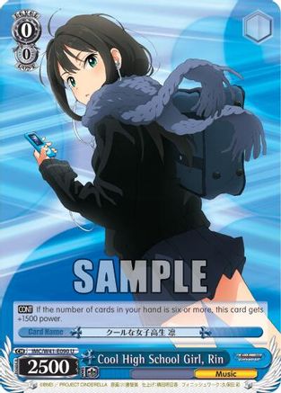 Image of Cool High School Girl, Rin (IMC/W41-E090 U) - The iDOLM@STER Cinderella Girls