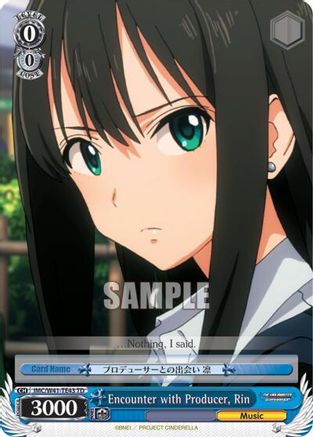 Image of Encounter with Producer, Rin (IMC/W41-TE43 TD) - The iDOLM@STER Cinderella Girls