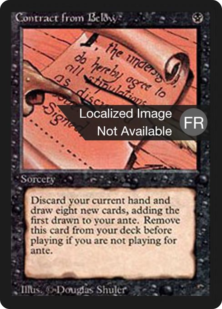 Image of Contract from Below (FBB-) - Foreign Black Border