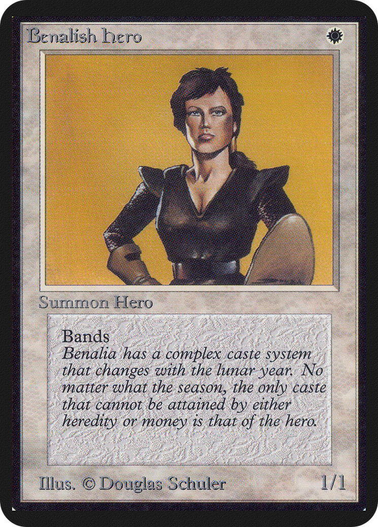 Image of Benalish Hero (LEA-) - Limited Edition Alpha