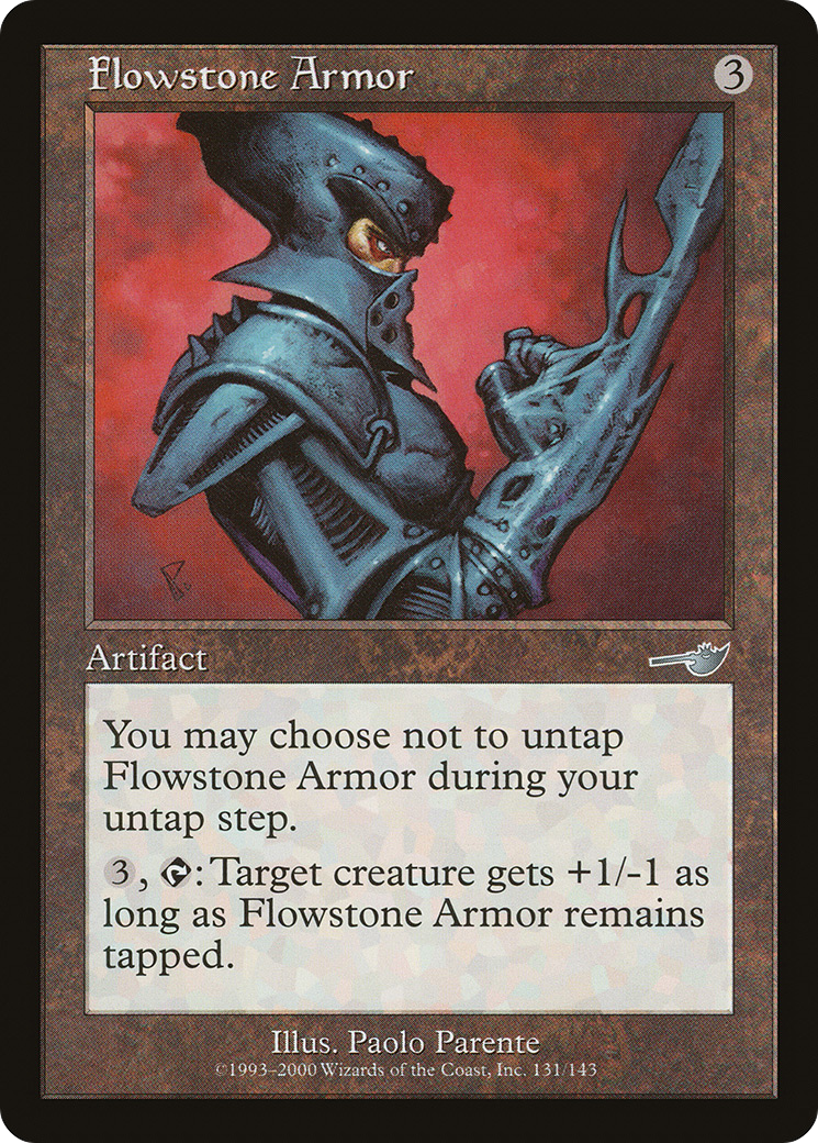 Image of Flowstone Armor (NMS-131) - Nemesis Foil