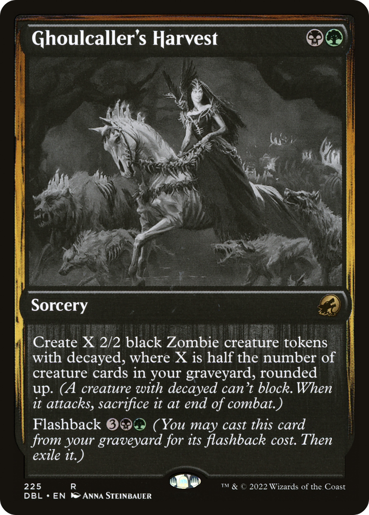 Image of Ghoulcaller's Harvest (DBL-225) - Innistrad: Double Feature Foil