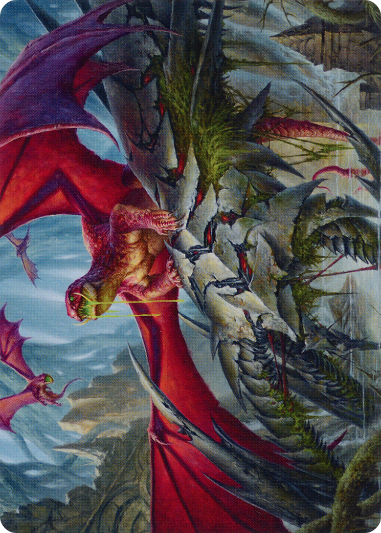 Image of Hoarding Broodlord // Hoarding Broodlord (AMOM-023) - March of the Machine Art Series (Borderless) Foil