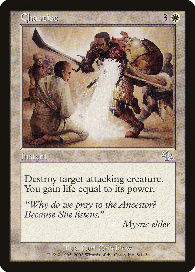 Image of Chastise (JUD-008) - Judgment Foil