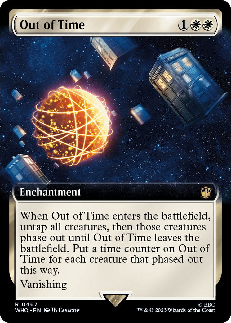 Image of Out of Time (Extended Art) (WHO-467) - Doctor Who: (Extended Art) Foil