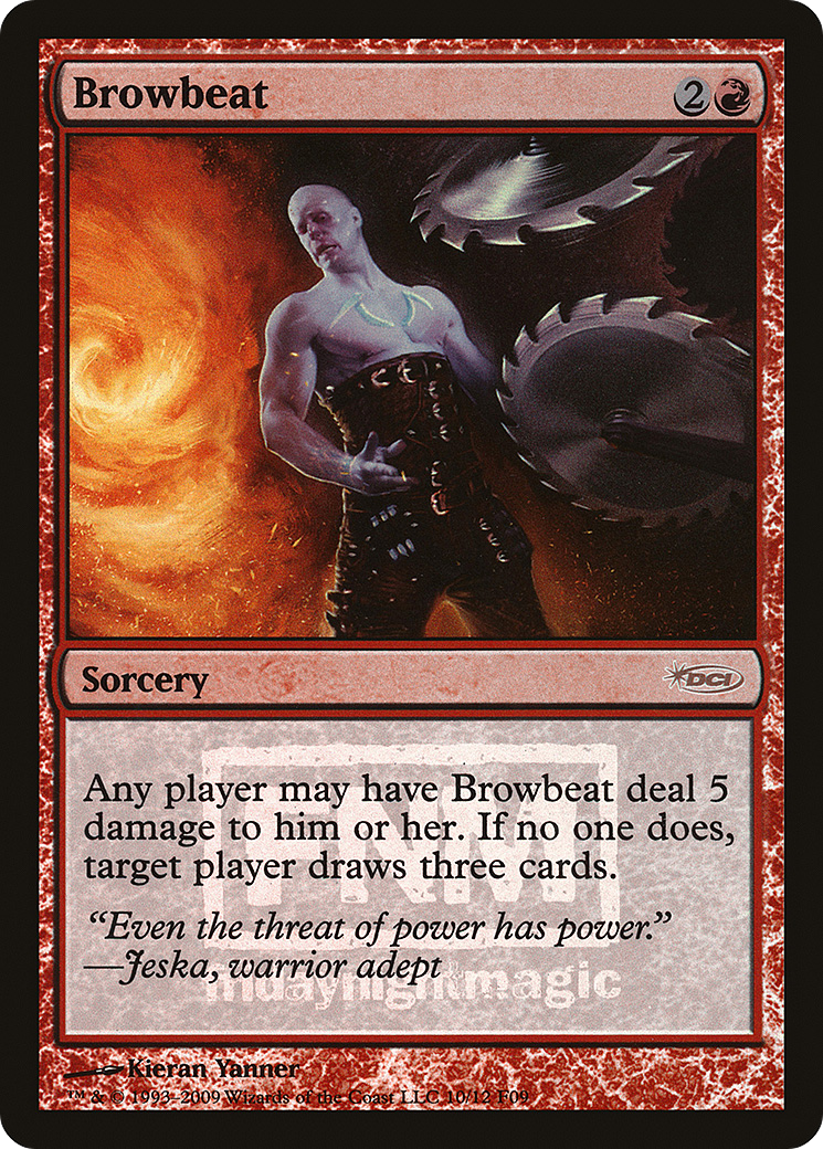Image of Browbeat (FNM-010) - Friday Night Magic 2009 Foil