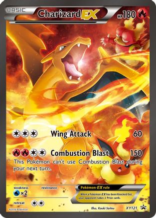 Image of Charizard EX XY121  - Holofoil XY Promos - Promo