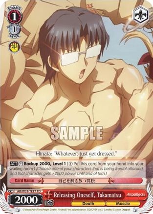 Image of Releasing Oneself, Takamatsu (AB/W31-TE17 TD) - Angel Beats! Re:Edit