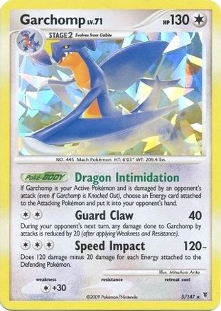 Image of Garchomp 005/147  - Holofoil Deck Exclusives - Rare
