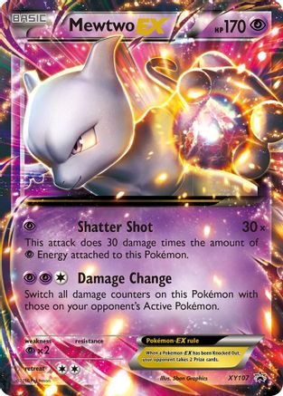 Image of Mewtwo EX XY107  - Holofoil XY Promos - Promo