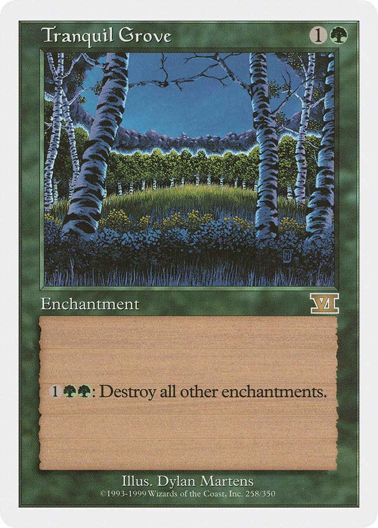 Image of Tranquil Grove (6ED-258) - Classic Sixth Edition
