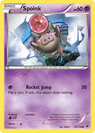 Image of Spoink 030  XY  Fates Collide - Common