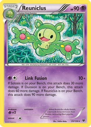 Image of Reuniclus 035/124  - Reverse Holofoil XY  Fates Collide - Rare