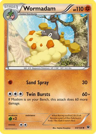 Image of Wormadam (44) 044  - Reverse Holofoil XY  Fates Collide - Uncommon