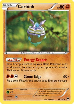 Image of Carbink (49) 049/124  - Reverse Holofoil XY  Fates Collide - Rare