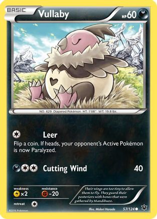 Image of Vullaby 057/124  XY  Fates Collide - Common