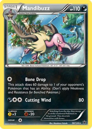 Image of Mandibuzz 058/124  XY  Fates Collide - Rare