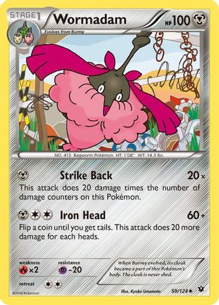 Image of Wormadam (59) 059  - Reverse Holofoil XY  Fates Collide - Uncommon