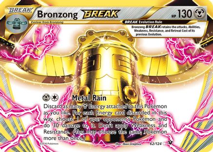 Image of Bronzong BREAK 062/124  - Holofoil XY  Fates Collide - Rare BREAK