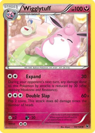 Image of Wigglytuff 066/124  XY  Fates Collide - Uncommon