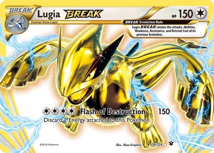 Image of Lugia BREAK 079/124  - Holofoil XY  Fates Collide - Rare BREAK